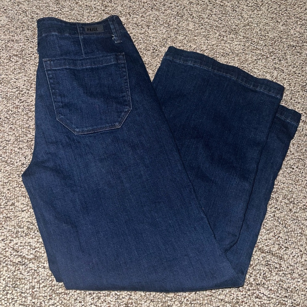 PAIGE women’s Deep Indigo Relaxed Jeans